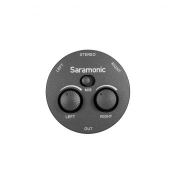 Saramonic SR-AX1 มิกเซอร์รวมเสียงมินิไมโครโฟน TRS 3.5มม. 2 ช่องโมโนและสเตอริโอ