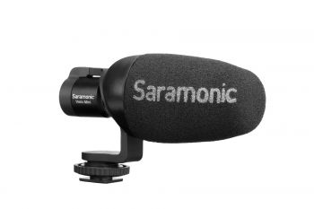 Saramonic Vmic Mini ไมโครโฟนช็อตกันติดหัวกล้องไมค์คอนเดนเซอร์Unidirectionalรับเสียงเป็นแบบคาร์ดิออยด์