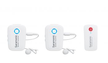 Saramonic Blink500 B2W ไมโครโฟนไร้สาย คลื่น2.4GHz  สำหรับกล้องและสมาร์ทโฟน (1 ตัวรับ 2 ตัวส่ง)
