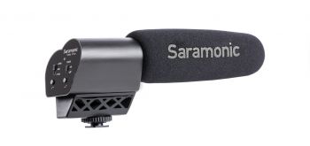 Saramonic Vmic Pro ไมโครโฟนช็อตกันติดหัวกล้องไมค์คอนเดนเซอร์รับเสียงเป็นแบบSuper Directional